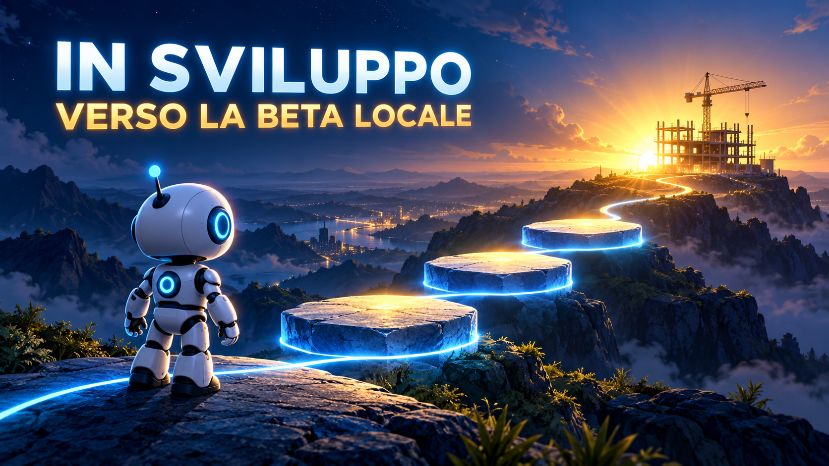 Illustrazione: percorso in sviluppo verso la beta locale